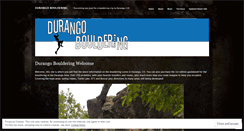 Desktop Screenshot of durangobouldering.com